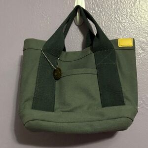 Gray Canvas Tote Bag